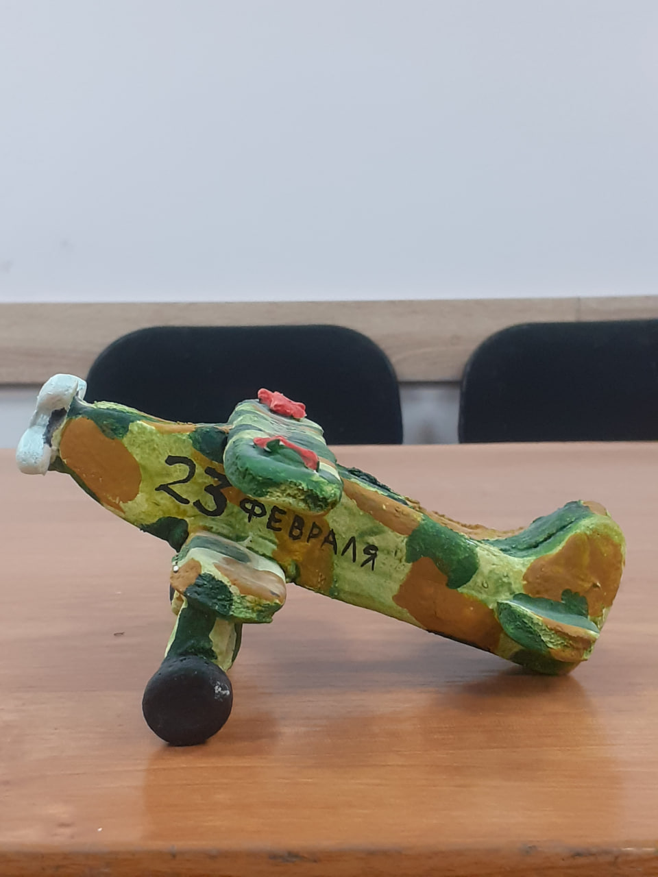 Мастер-класс ко Дню защитника Отечества прошел в кружке детского творчества «Поделки-посиделки»