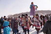 Празднование Казачьей Масленицы на заливе Якоби