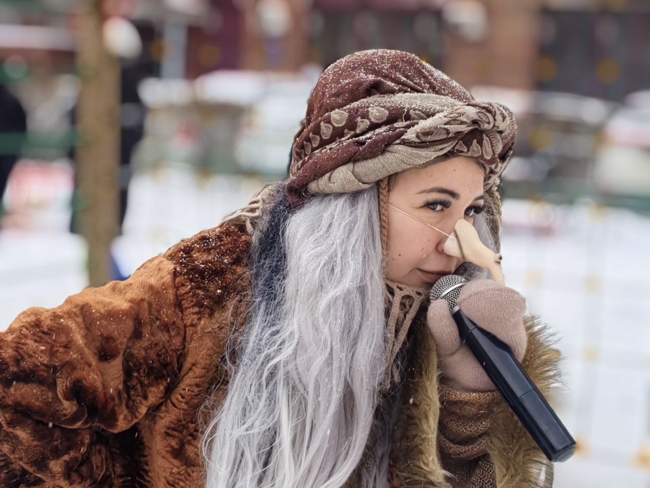 Ряд праздников в честь Нового года организовали в Правобережном округе.