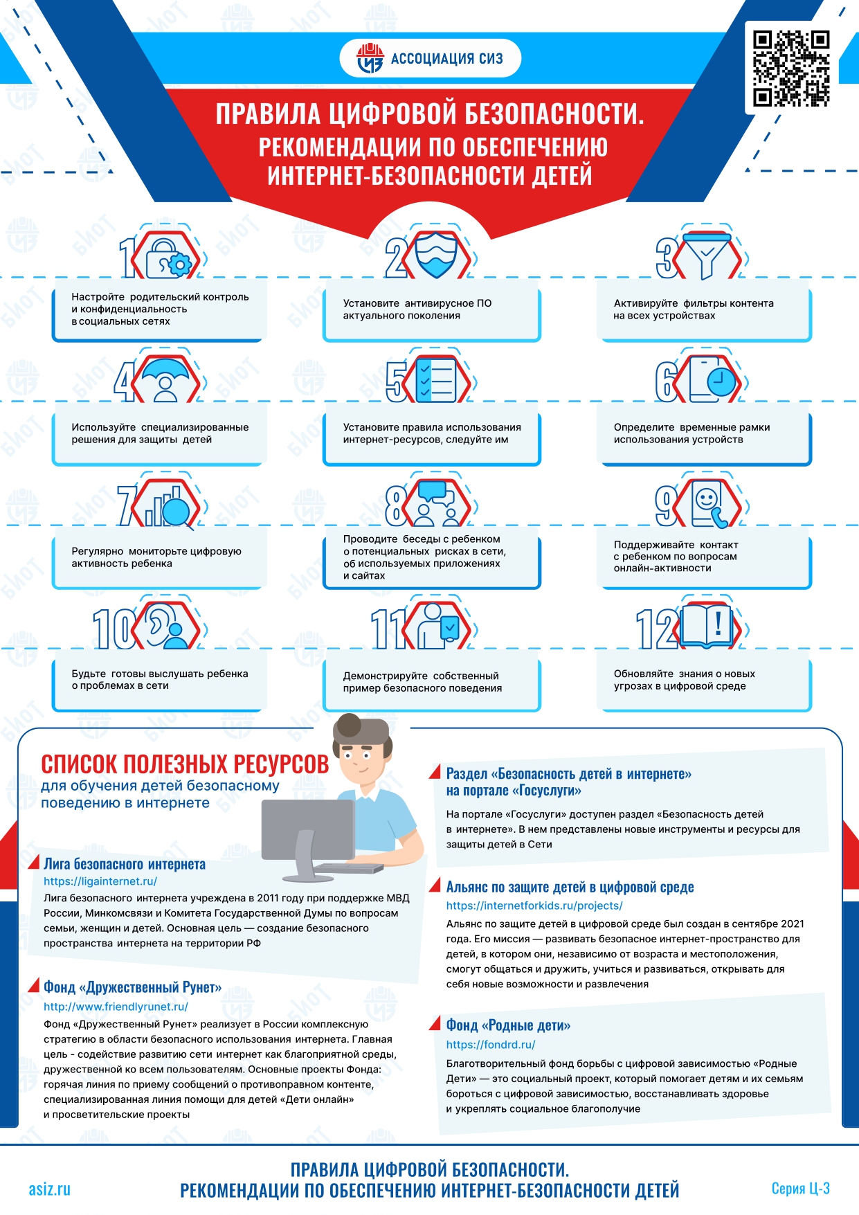 Правила по обеспечению интернет-безопасности детей