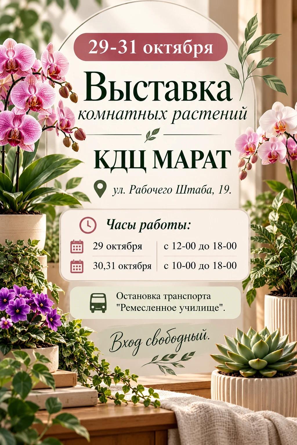 В Иркутске пройдет выставка комнатных растений