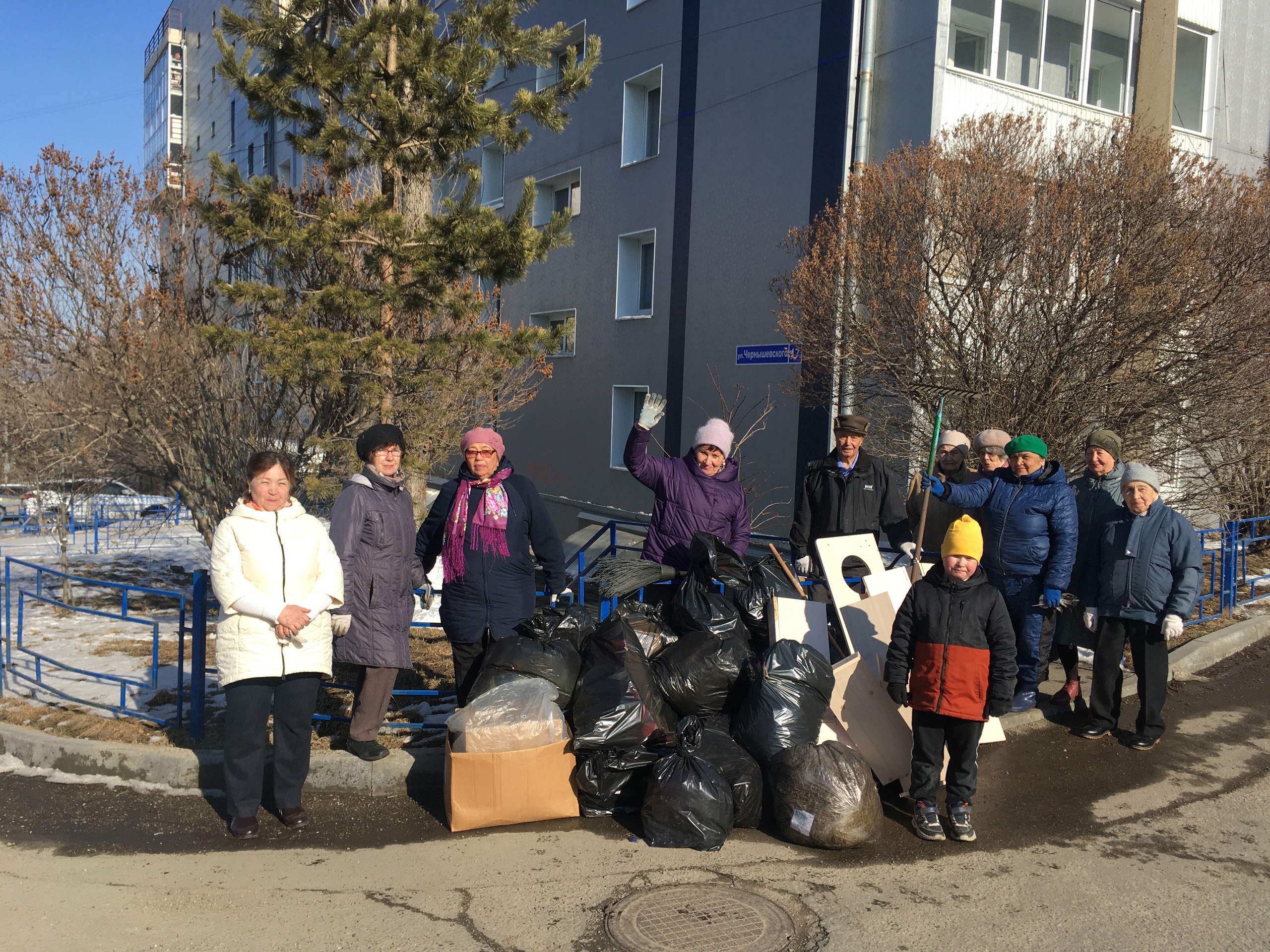 Субботник в Свердловском округе