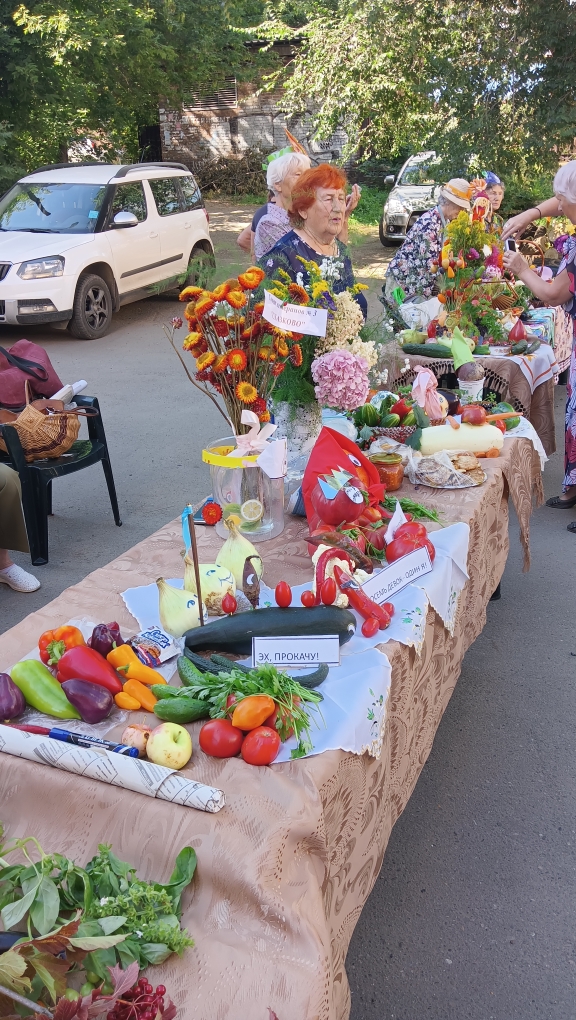 Праздник День урожая прошел в Свердловском совете ветеранов 