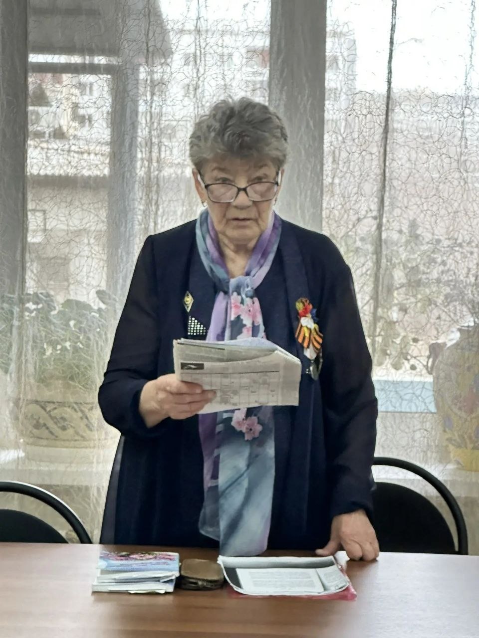 Мероприятие ко Дню Победы прошло в центре по работе с населением и общественными объединениями МКУ «ГОРОД» в микрорайоне Первомайский, 23